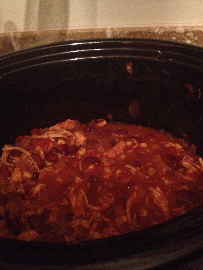 Crock Pot Chicken Taco Chili